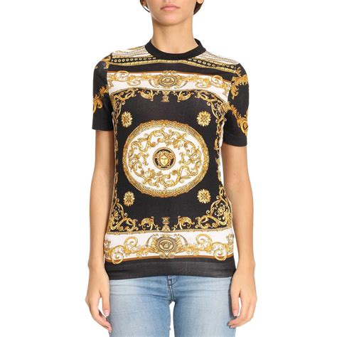 women's versace t shirt sale|women's gianni versace t shirts.